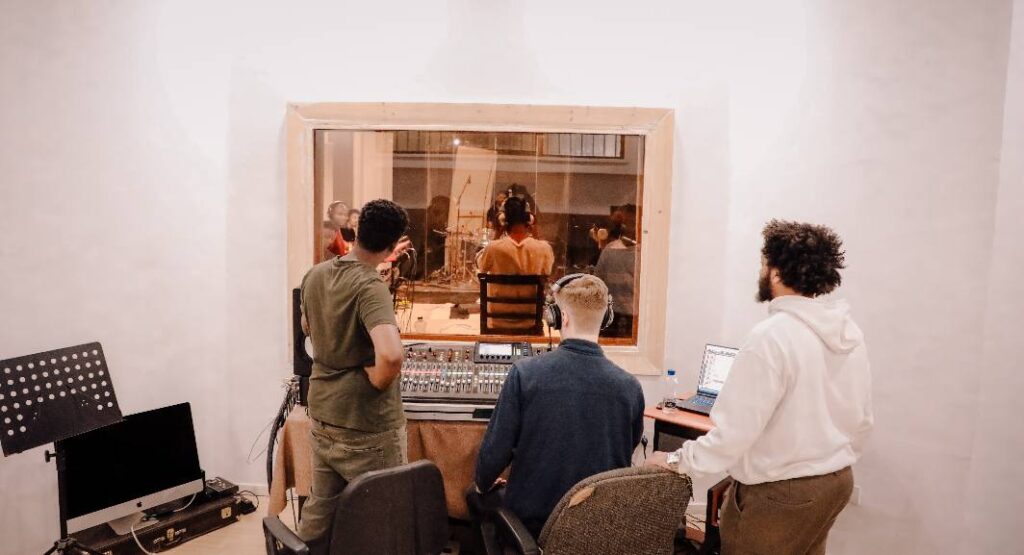 Innspilling av album i studio